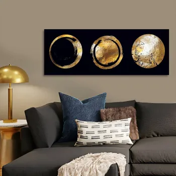 Tablou decorativ, KNV4442_3080 (30 x 80), PANZA, Canvas imprimat, Multicolor imagine