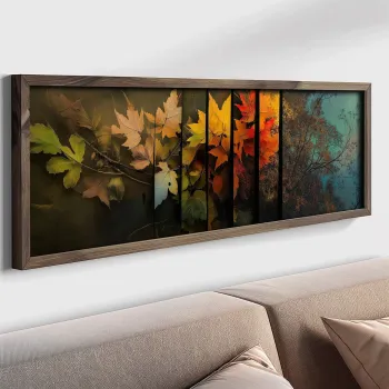 Tablou decorativ, LAC006-150, MDF, Lemn masiv, Multicolor imagine