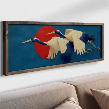 Tablou decorativ, LAC016-120, MDF, Lemn masiv, Multicolor imagine