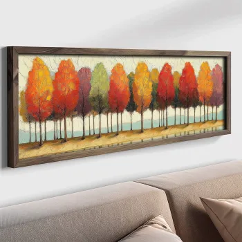 Tablou decorativ, LAC017-150, MDF, Lemn masiv, Multicolor imagine