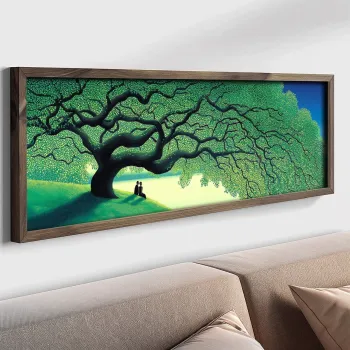 Tablou decorativ, LAC018-120, MDF, Lemn masiv, Multicolor imagine
