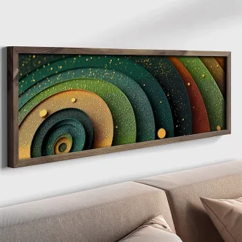 Tablou decorativ, LAC021-150, MDF, Lemn masiv, Multicolor imagine