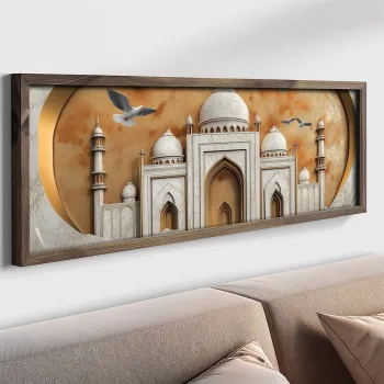 Tablou decorativ, LAC029-150, MDF, Lemn masiv, Multicolor imagine