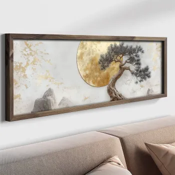 Tablou decorativ, LAC034-150, MDF, Lemn masiv, Multicolor imagine