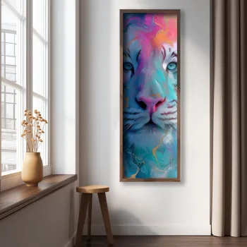 Tablou decorativ, LAC056-150, MDF, Lemn masiv, Multicolor imagine