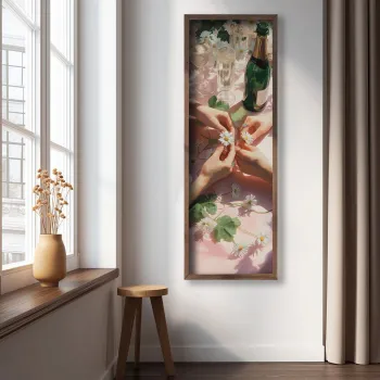 Tablou decorativ, LAC058-120, MDF, Lemn masiv, Multicolor imagine