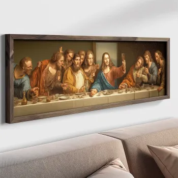 Tablou decorativ, LAC062-150, MDF, Lemn masiv, Multicolor imagine