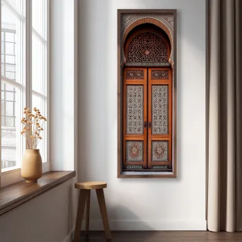 Tablou decorativ, LAC067-150, MDF, Lemn masiv, Multicolor imagine