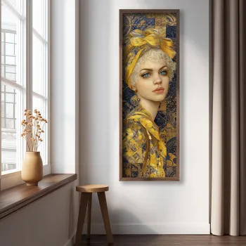 Tablou decorativ, LAC072-120, MDF, Lemn masiv, Multicolor imagine
