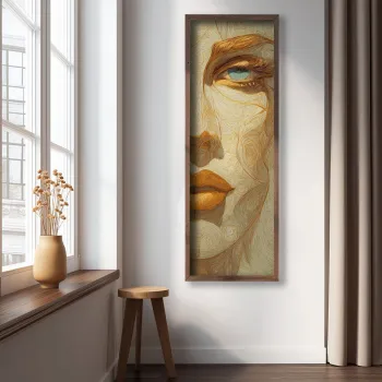 Tablou decorativ, LAC074-150, MDF, Lemn masiv, Multicolor imagine