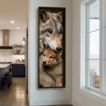 Tablou decorativ, LAC077-120, MDF, Lemn masiv, Multicolor imagine