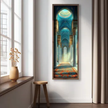 Tablou decorativ, LAC081-150, MDF, Lemn masiv, Multicolor imagine