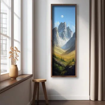 Tablou decorativ, LAC083-120, MDF, Lemn masiv, Multicolor imagine