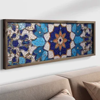 Tablou decorativ, LAC094-120, MDF, Lemn masiv, Multicolor imagine