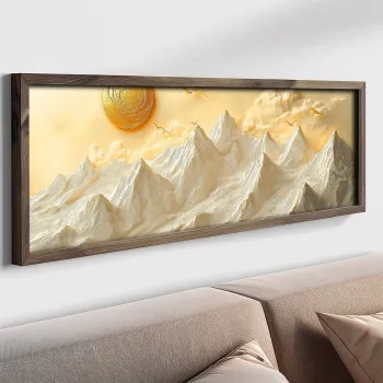 Tablou decorativ, LAC096-150, MDF, Lemn masiv, Multicolor imagine