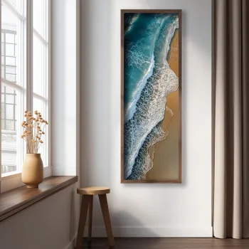 Tablou decorativ, LAC103-150, MDF, Lemn masiv, Multicolor imagine