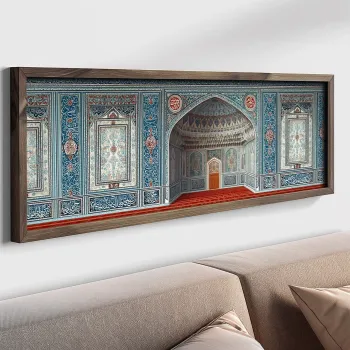 Tablou decorativ, LAC131-120, MDF, Lemn masiv, Multicolor imagine