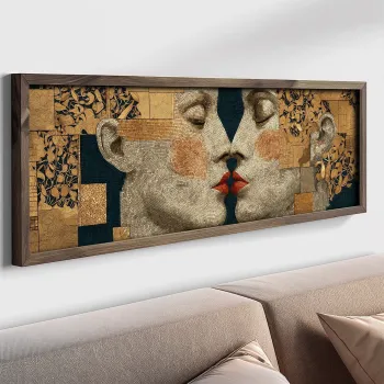 Tablou decorativ, LAC134-120, MDF, Lemn masiv, Multicolor imagine
