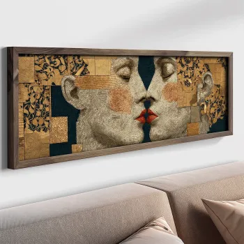 Tablou decorativ, LAC134-120, MDF, Lemn masiv, Multicolor imagine