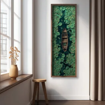 Tablou decorativ, LAC137-120, MDF, Lemn masiv, Multicolor imagine