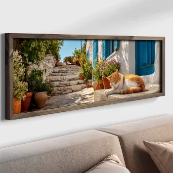 Tablou decorativ, LAC138-150, MDF, Lemn masiv, Multicolor imagine