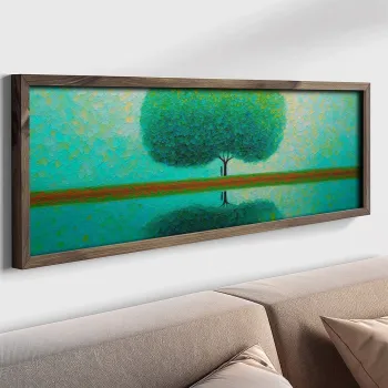 Tablou decorativ, LAC159-120, MDF, Lemn masiv, Multicolor imagine