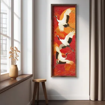 Tablou decorativ, LAC160-150, MDF, Lemn masiv, Multicolor imagine