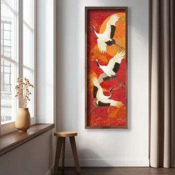 Tablou decorativ, LAC160-150, MDF, Lemn masiv, Multicolor imagine