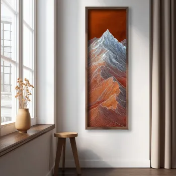 Tablou decorativ, LAC168-120, MDF, Lemn masiv, Multicolor imagine