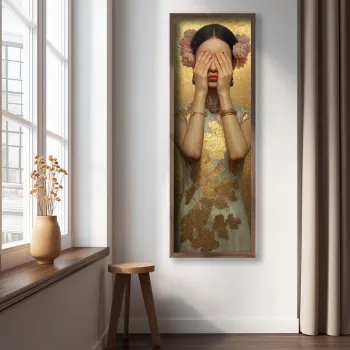 Tablou decorativ, LAC170-150, MDF, Lemn masiv, Multicolor imagine