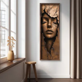 Tablou decorativ, LAC183-120, MDF, Lemn masiv, Multicolor imagine