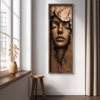 Tablou decorativ, LAC183-150, MDF, Lemn masiv, Multicolor imagine