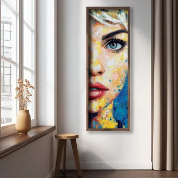 Tablou decorativ, LAC185-120, MDF, Lemn masiv, Multicolor imagine