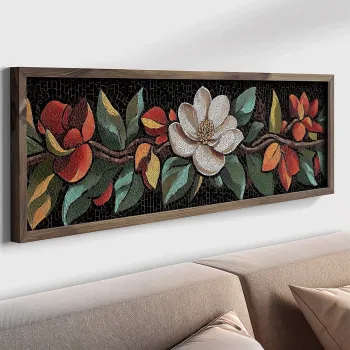 Tablou decorativ, LAC186-150, MDF, Lemn masiv, Multicolor imagine