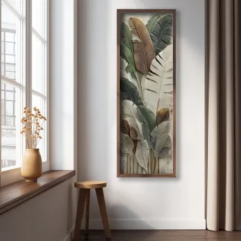 Tablou decorativ, LAC190-150, MDF, Lemn masiv, Multicolor imagine