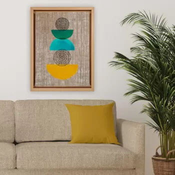 Tablou decorativ, LNJ1990627790, Iuta, Canvas , Multicolor imagine