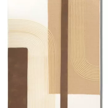 Tablou decorativ, Lofty -B, Mauro Ferretti, 80 x 100 cm, canvas imprimat si pictat/lemn de pin, multicolor imagine