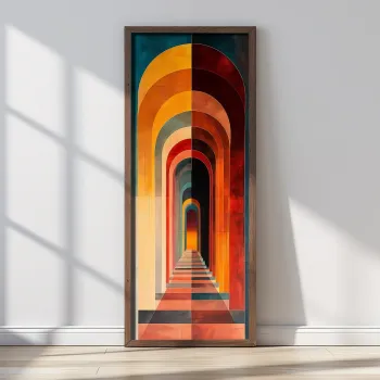 Tablou decorativ, LONG006-S/120-40, Imprimat UV, Multicolor imagine