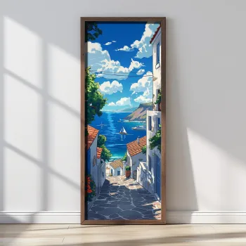 Tablou decorativ, LONG025-S/120-40, Imprimat UV, Multicolor imagine