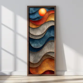 Tablou decorativ, LONG031-S/120-40, Imprimat UV, Multicolor imagine