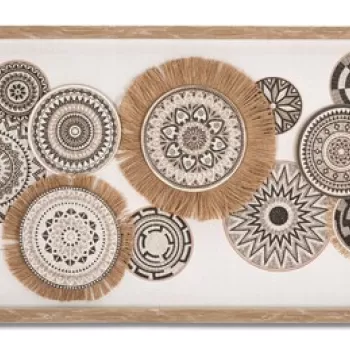 Tablou decorativ Marcy -A, Mauro Ferretti, 70 x 35 cm, lemn de pin/canvas imagine