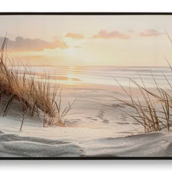 Tablou decorativ, Mauro Ferretti, Beach -A, 152x52 cm, lemn de pin/canvas, multicolor imagine