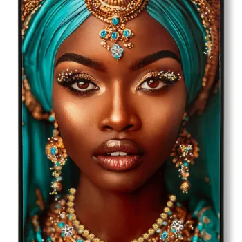 Tablou decorativ, Mauro Ferretti, Maya, 50x100 cm, lemn de pin/canvas, multicolor imagine