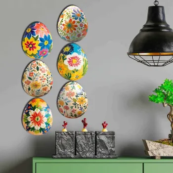 Tablou decorativ MDF, EAS013, Vopsire: Imprimare UV Partea de jos: 100% EVA (Grosime: 10 mm, Multicolor imagine