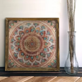 Tablou decorativ, MZM249, MDF, Imprimat UV, Multicolor imagine