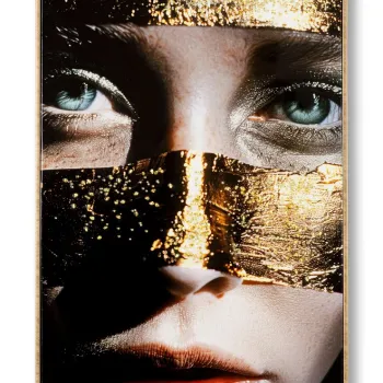 Tablou decorativ Nairobi -B, Mauro Ferretti, 52x102 cm, lemn de pin/canvas pictat si lacuit, multicolor imagine