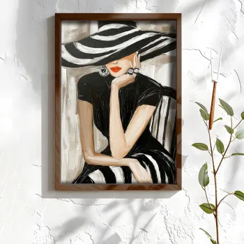 Tablou decorativ, NAL014-70, MDF, Lemn masiv, Multicolor imagine