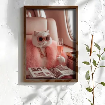 Tablou decorativ, NAL016-46, MDF, Lemn masiv, Multicolor imagine