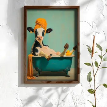 Tablou decorativ, NAL019-70, MDF, Lemn masiv, Multicolor imagine