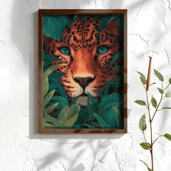 Tablou decorativ, NAL031-70, MDF, Lemn masiv, Multicolor imagine